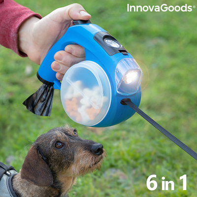 Afbeelding van InnovaGoods Hondenriem Intrekbaar 6 in 1