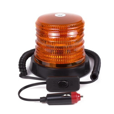 Afbeelding van Benson LED Zwaailicht Zwaailamp Magneetbevestiging Oranje 6 Watt 12 Volt