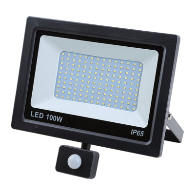 Afbeelding van Hofftech LED Straler Bouwlamp Smd met Sensor 100 Watt IP65