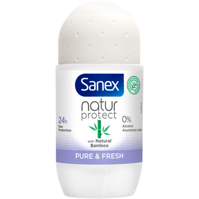 Afbeelding van 1+1 gratis: Sanex Deodorant Roller Natur Protect Bamboo Pure &amp; Fresh 50 ml