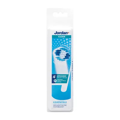 Afbeelding van Jordan Clean Efficient Brush Heads Opzetborstels 4 pack