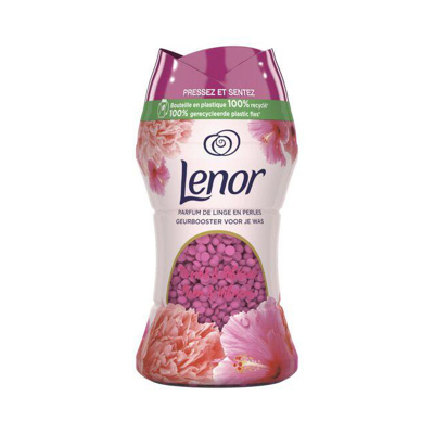 Afbeelding van 2+2 gratis: Lenor In Wash Geurbooster Pioen &amp; Hibiscus 10 Wasbeurten 140 gr