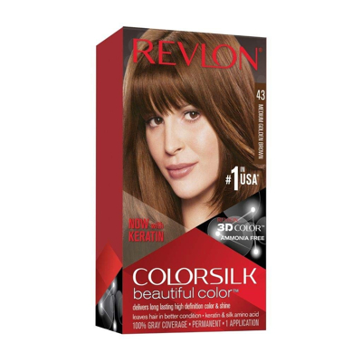 Afbeelding van Revlon ColorSilk Beautiful Color 43 Medium Golden Brown