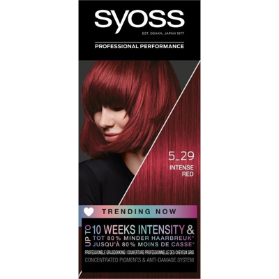 Afbeelding van Syoss Color Baseline 5 29 Intens Rood Haarverf, 1set