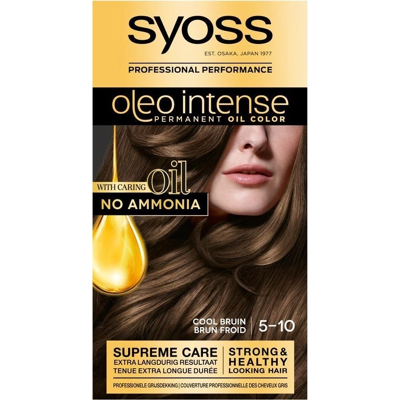 Afbeelding van 2+2 gratis: Syoss Oleo Intense Haarverf 5 10 Cool Bruin