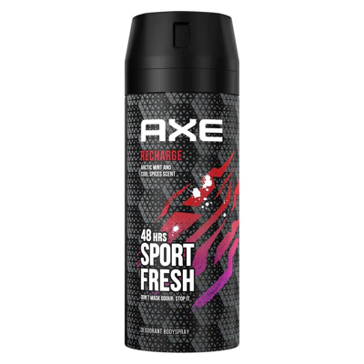 Afbeelding van 6x AXE Deodorant / Bodyspray Men Recharge Sport Fresh 150ml