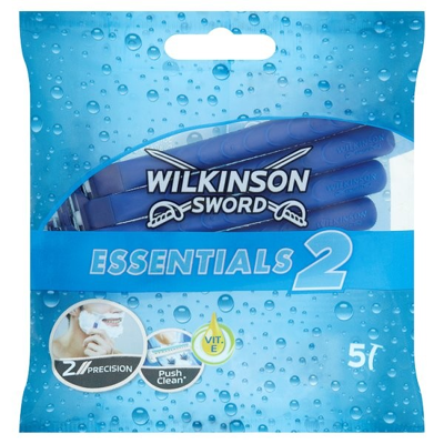 Afbeelding van Wilkinson Sword Scheermesjes Essentials 2 Men 5 Stuks