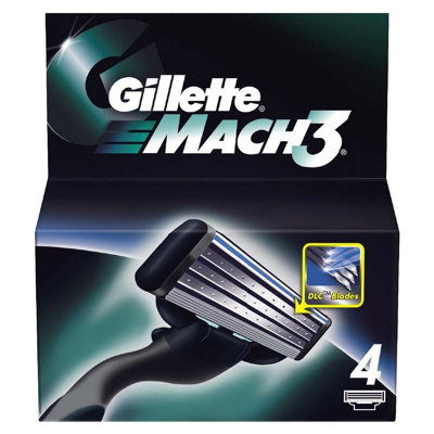 Afbeelding van Gillette Navul Scheermesjes Mach3 4 pack