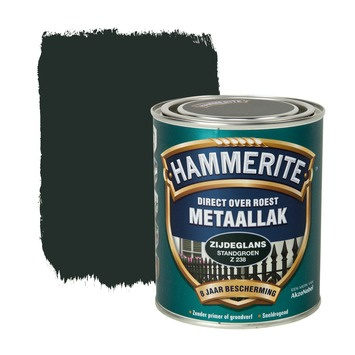Afbeelding van Hammerite Metaallak Zijdeglans Standgroen 0,75 liter