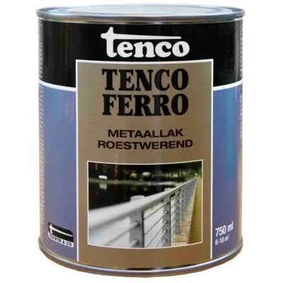 Afbeelding van Tenco Tencoferro 0,25 ltr wit (RAL 9010) Grondverf en Menie