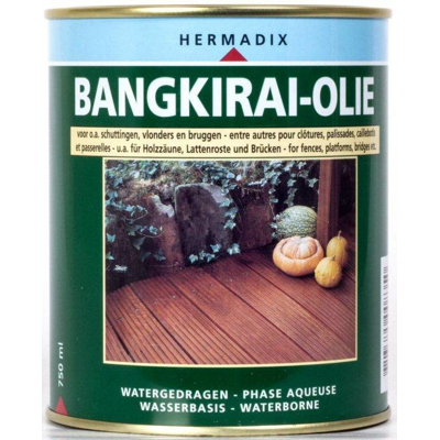 Afbeelding van Hermadix Bangkirai olie 0,75 liter Bankirai