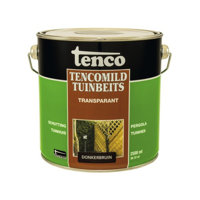 Afbeelding van Tenco Tencomild Transparant Donkerbruin Tuinbeits 2,5 Liter