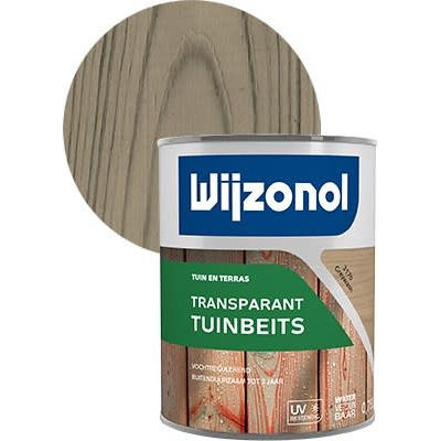 Afbeelding van Wijzonol Transparant Tuinbeits Grey Wash 3170 750 ml