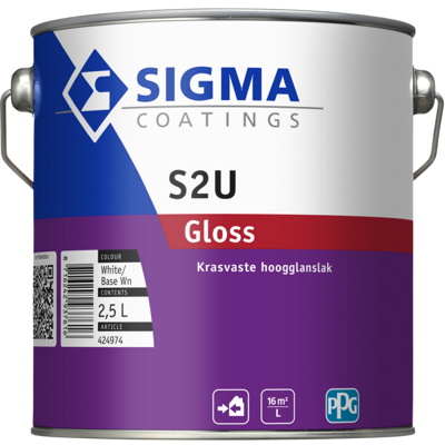 Afbeelding van Sigma S2U Gloss 2,5 liter Houtverf