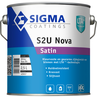 Afbeelding van Sigma S2U Nova Satin 2,5 Liter Zijdeglans Lakverf