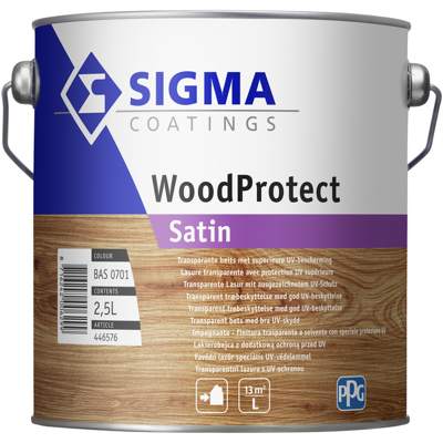 Afbeelding van Woodprotect Satin Transparant 2,5 liter