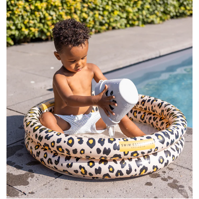 Afbeelding van Opblaasbaar Baby Zwembad Leopard Beige (Unisex) Ø 60cm Leopard/Snake/Camel/Beige