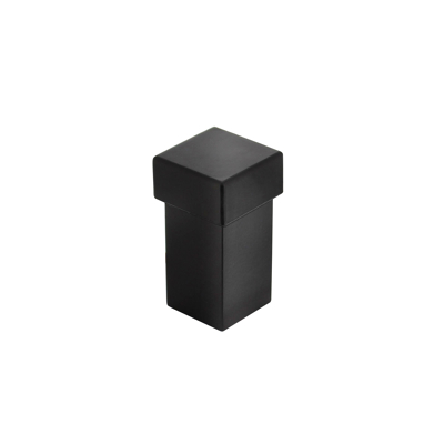 Afbeelding van Deurstopper vierkant rvs zwart