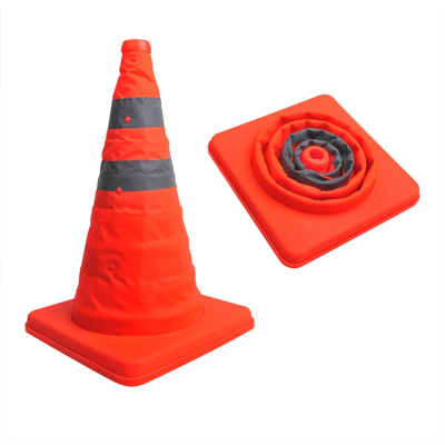 Afbeelding van ProPlus Veiligheidspilon Opvouwbaar Reflecterend Oranje [Verkeerspilon Pion]