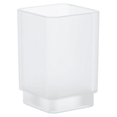 Afbeelding van Grohe Selection Cube glas davinci Satin Wit