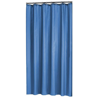 Afbeelding van Sealskin Madeira Douchegordijn Polyester 180x200 cm Blauw Minimalistisch design Tijdloze uitstraling