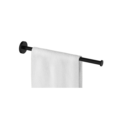 Afbeelding van Wiesbaden Alonzo handdoekrek 1 armig mat zwart