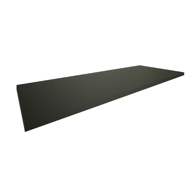 Afbeelding van Wiesbaden Marmaris Topblad 120x46x2,5 cm mat zwart