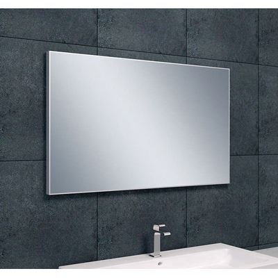 Afbeelding van Xellanz Serra spiegel rechtoek met lijst 100 x 60 2,1 cm aluminium