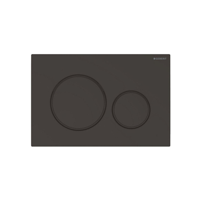 Afbeelding van Geberit bedieningsplaat Sigma20 e to c matzwart zwarte ringen