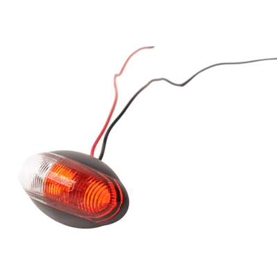 Afbeelding van Aanhangwagendirect Design breedtelamp rood/wit LED op houder