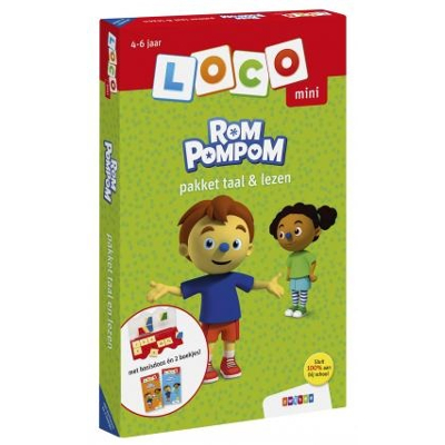 Afbeelding van Loco Rompompom pakket taal en lezen (mini) basisdoos 2 boekjes