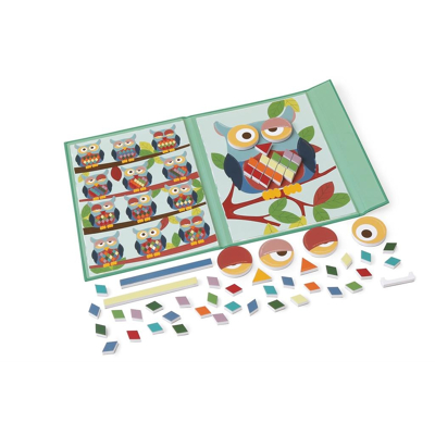 Afbeelding van Scratch Magneetpuzzel kleuren en vormen uil