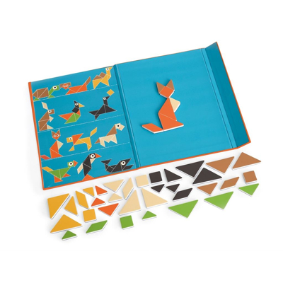 Afbeelding van Scratch Magneetpuzzel tangram dieren