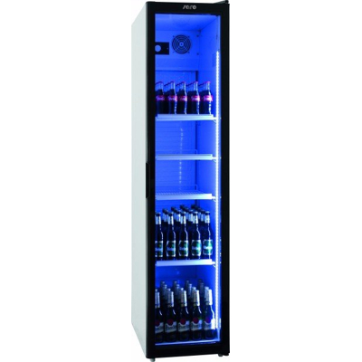 Afbeelding van Smalle flessen koelkast 1/1GN 301L (H)190x(B)44,8x(D)68