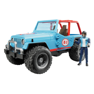 Afbeelding van Jeep Cross Country racer blauw van Bruder