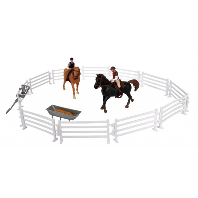 Afbeelding van Kids Globe Paarden met Ruiter en Accessoires
