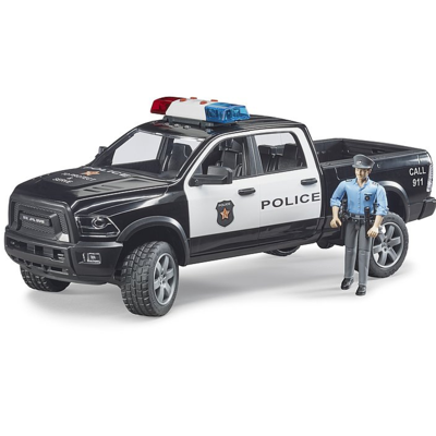 Afbeelding van RAM 2500 politievoertuig met politieman van Bruder