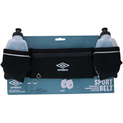 Afbeelding van Umbro Verstelbare Heupriem met 2 Drinkflessen Ideale Sportaccessoire voor Hydratatie en Opslag