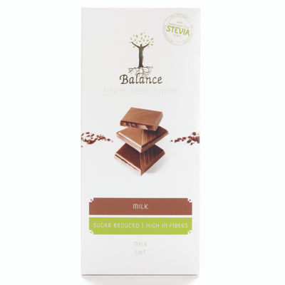 Afbeelding van Balance Luxury chocolate milk stevia (85 gr)