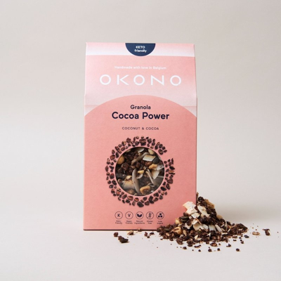 Afbeelding van OKONO Keto Granola Cocoa Power (300 gr)