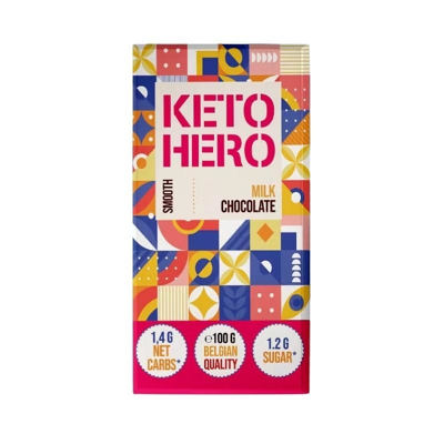 Afbeelding van Keto Hero Smooth Milk Chocolate MCT (100 gr)