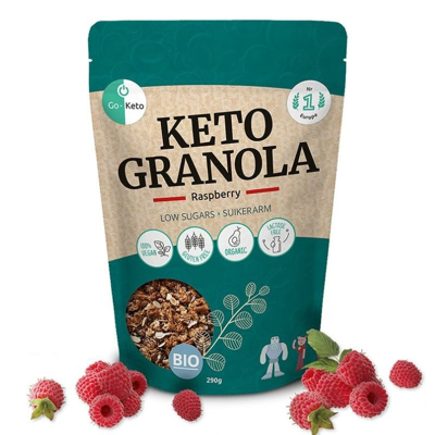 Afbeelding van Go Keto Bio Granola Framboos (290 gr)