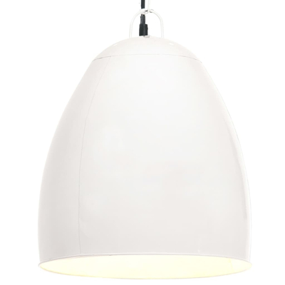 Afbeelding van Hanglamp industrieel rond 25 W E27 42 cm wit