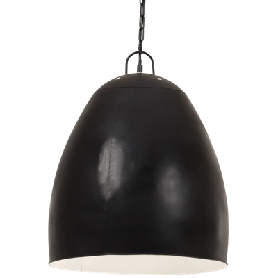 Afbeelding van Hanglamp industrieel rond 25 W E27 42 cm zwart