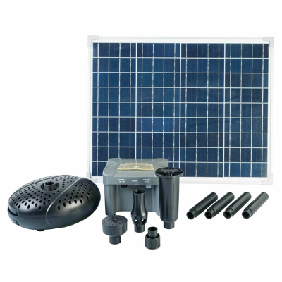 Afbeelding van SolarMax 2500 Accu incl. solarpaneel, fonteinpomp en oplaadaccu Ubbink