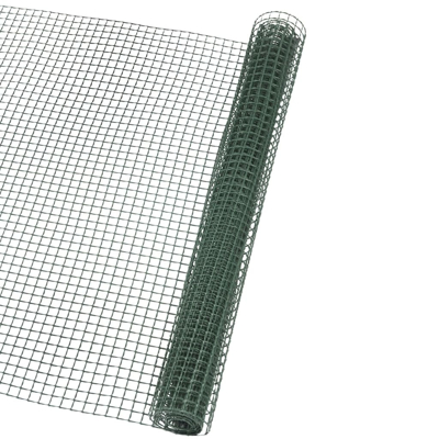 Afbeelding van Tuinscherm vierkant gaas 5x5 mm 1x3 m groen