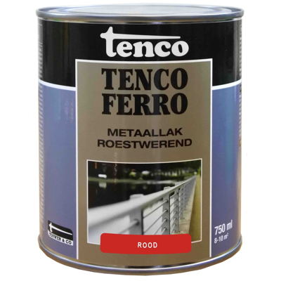Afbeelding van Tenco Tencoferro 0,75 ltr rood Grondverf en Menie