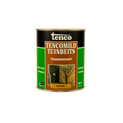 Afbeelding van Tenco Tencomild Tuinbeits Transparant 1 ltr naturel Buiten onderhoud