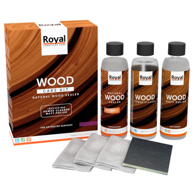 Afbeelding van Outlet Duiven Natural wood sealer care kit