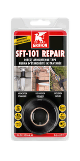 Afbeelding van Griffon sft 101 repair 25 mm x 3 m, zwart, rol blister